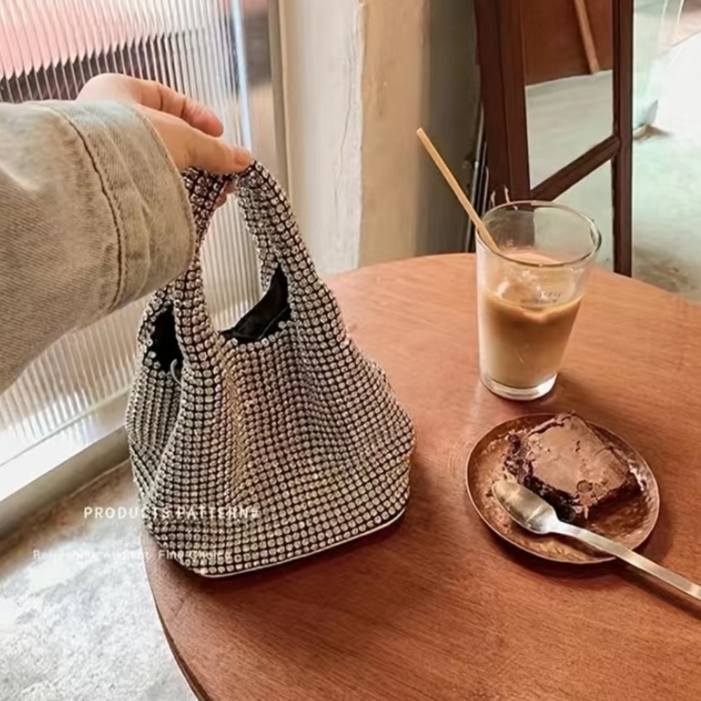 Sliver Rhinestone Bag/Crossbody - Picture 3 of 16